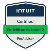 QuickBooks Level 2 Certified ProAdvisor